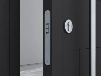 Aluminium door 88 3D model