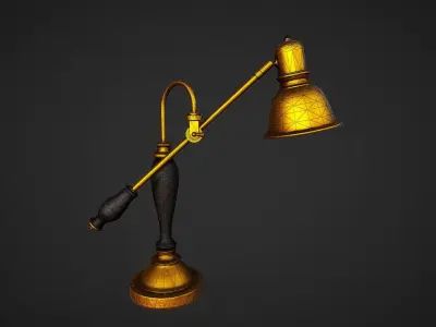 Desk Lamp - Low Poly Low-poly 3D model