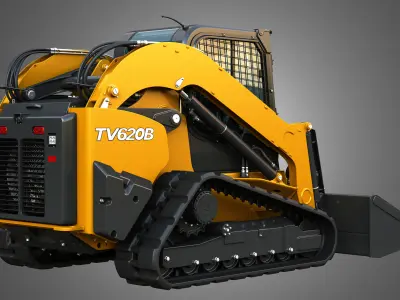 TV620B - C362 Compact Track Loaders  2 in 1 3D Model Pack