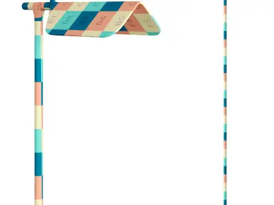 Tab Floor Lamp by Flos 3D model