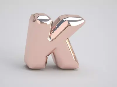 K Balloon Copper 3D model