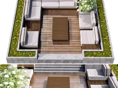 SITTING AREA NO12 A 3D model