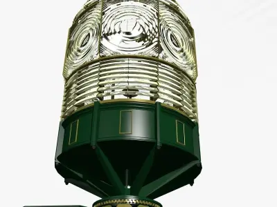 Fresnel Lens for Lighthouse 1st Oreder 3D model
