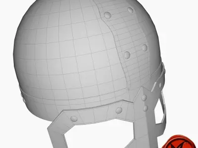 Medieval Helmet A Low-poly 3D model