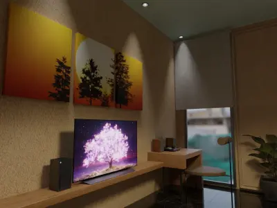 Master bedroom 3D model