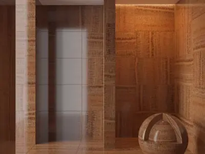 Marble wall 302 3D model