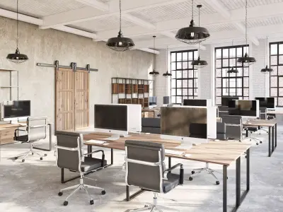 Coworking Office  3D model