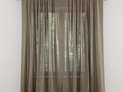 Modern Curtain 12 3D model