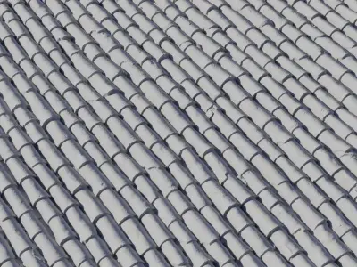 Aged Terracotta Roof Tiles  Texture