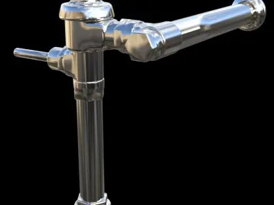 Manual Toilet Fixture Free 3D model