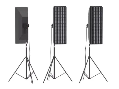 Softbox Studio Light 02 3D model