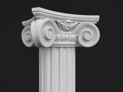 Collection Column Decorative 2 3D Model Pack