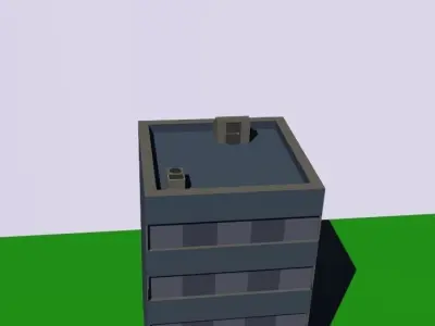Simple Universe - City Streets Low-poly 3D model