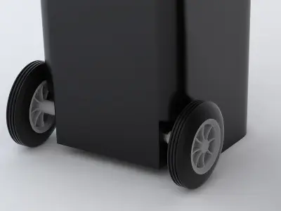 Wheeled-bin 120L 3D model