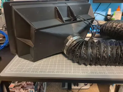Airbrush Booth Vent Free 3D print model