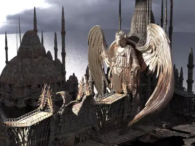 Dragons Palaces 3  3D model
