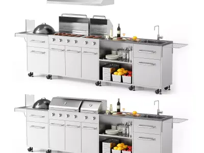 Barbecue 25 3D model