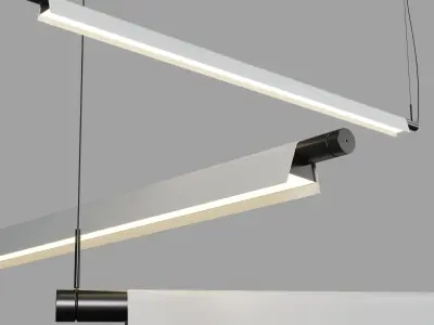Compendium D81BW hanglamp Luceplan Low-poly 3D model