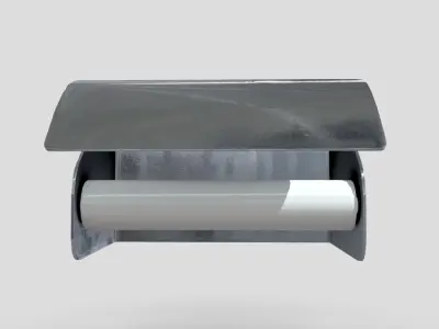 Toilet Roll Holder 6 Low-poly 3D model