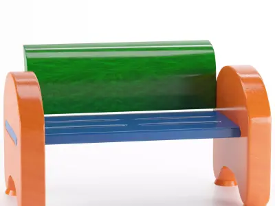 bench 3D model 18