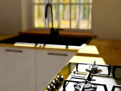  Small kitchen  3D model