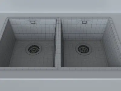 NORRSJON sink Ikea 73x44cm 3D model