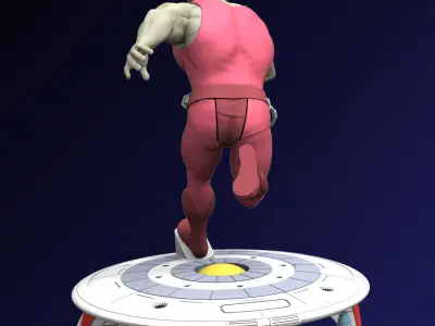 ANDROID OTHO MALA Captain Future Capitaine Flam 3D model