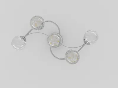 Ceiling lighting 3D Model Low-poly 3D model