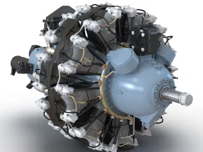  Piston Aircraft Engines Collection 3 