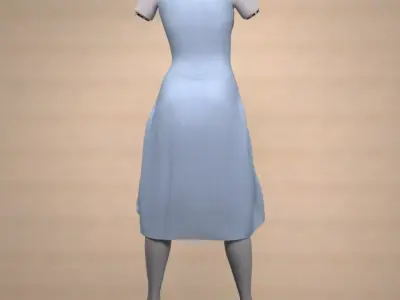 Dreamlight Outfit for Genesis 9 - Elegant Style  3D model