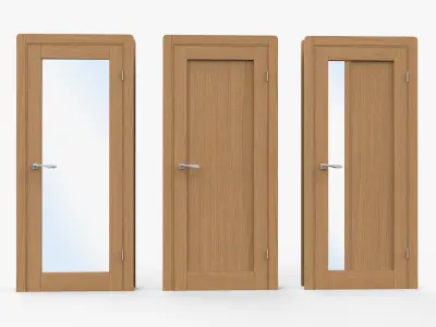 Interior door Papa Carlo 3D model