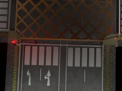 Road Junction Free 3D model