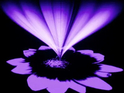 Unreal engine 5 particles different style flower  FX animation   Low-poly 3D model