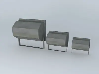 Reflectors - Bulb Stick Free 3D model