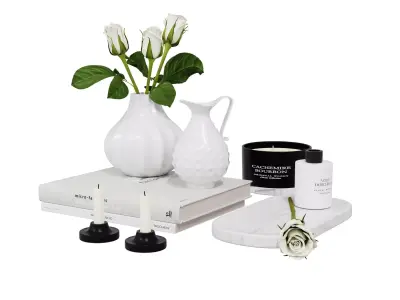 H M Decorative Set 3D model