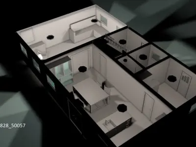 House Bundle - Accessable and interactable 3D model