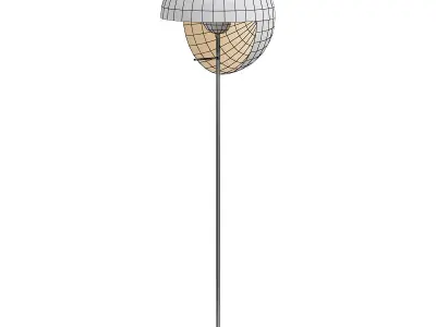 THEIA floor lamp gold 3D model