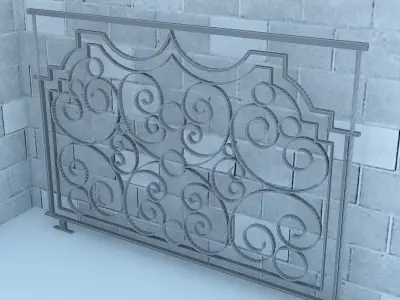 Railing Art Max 2011 3D model