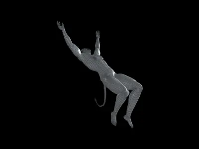 AVTR005 Avatar Backflip Animation 3D model