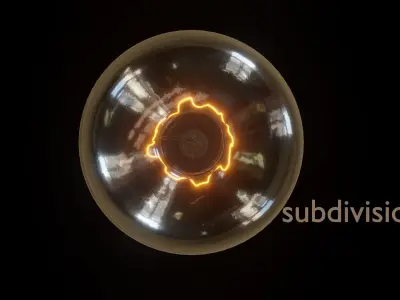 LIght Bulb 3D model Low-poly 3D model