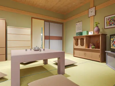 Nobita House 3D model 3D model