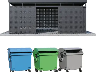 Modular boxes SET1 3D model