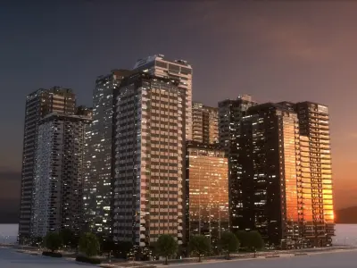 City Block Type B05 3D model