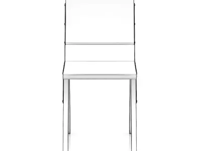 Wooden Chair 3 3D model