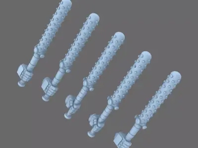 Cyber Samurai Power Tetsubo 3D print model