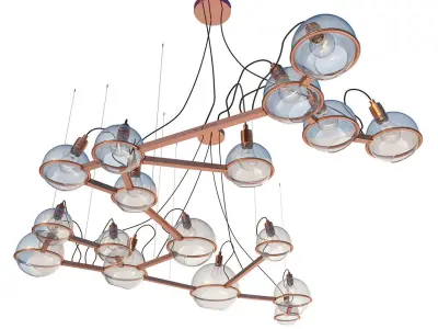 Chandelier Aquarius SKU 20891 Free 3D model