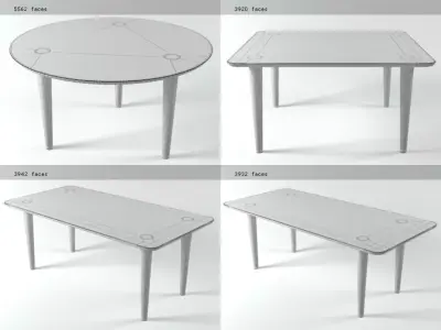Kalahari Table 3D model