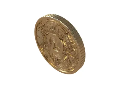 Polkadot Coin v8 003 3D model