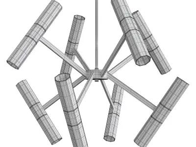 MARCIANO CHANDELIER Low-poly 3D model