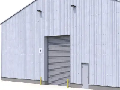 Industrial Building 39 PBR Low-poly 3D model